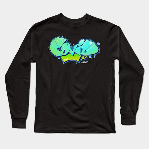 Covid19 Long Sleeve T-Shirt by Daiso1